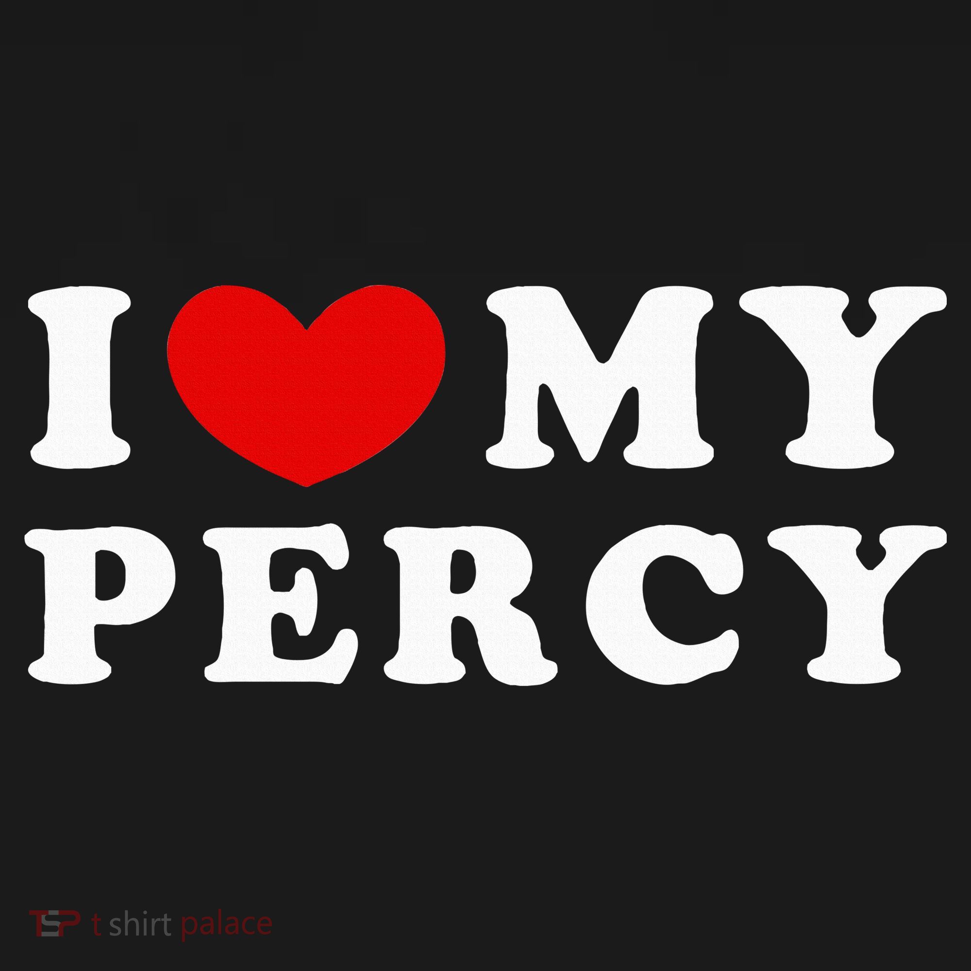 I Love My Percy I Heart My Percy Women's Hoodie
