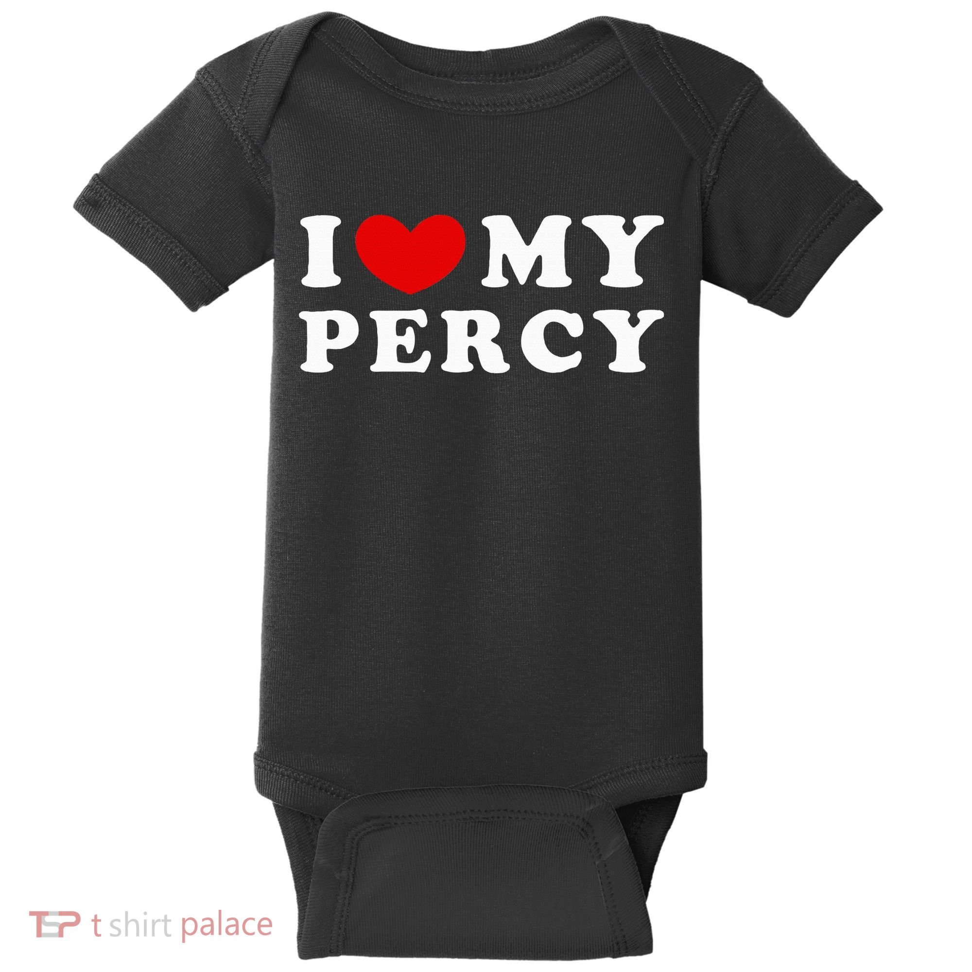 I Love My Percy I Heart My Percy Baby Bodysuit