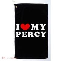 I Love My Percy I Heart My Percy Golf Towel thumb 0