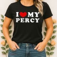 I Love My Percy I Heart My Percy Women's T-Shirt thumb 2