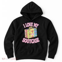 I Love My Sootcase Suitcase Funny Trending Saying Travel Hoodie thumb 0