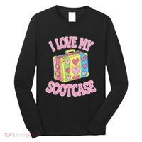 I Love My Sootcase Suitcase Funny Trending Saying Travel Long Sleeve Shirt thumb 0