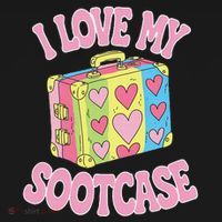 I Love My Sootcase Suitcase Funny Trending Saying Travel Long Sleeve Shirt thumb 2
