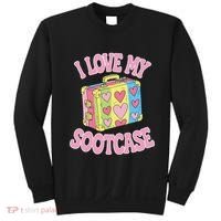 I Love My Sootcase Suitcase Funny Trending Saying Travel Sweatshirt thumb 0