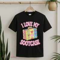 I Love My Sootcase Suitcase Funny Trending Saying Travel T-Shirt thumb 2