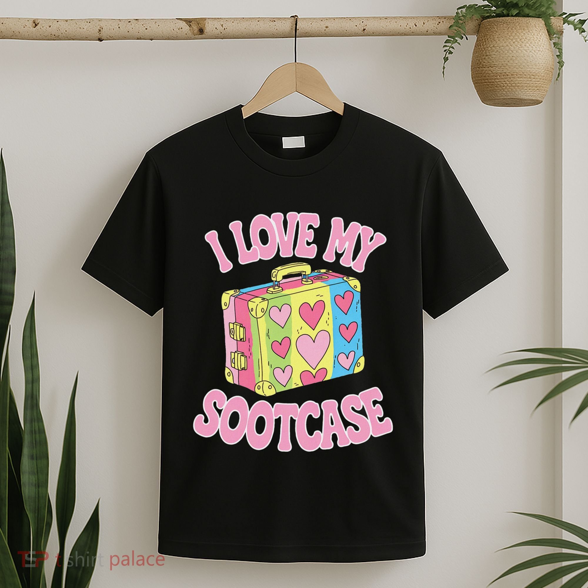 I Love My Sootcase Suitcase Funny Trending Saying Travel T-Shirt