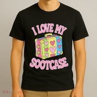 I Love My Sootcase Suitcase Funny Trending Saying Travel T-Shirt thumb 3