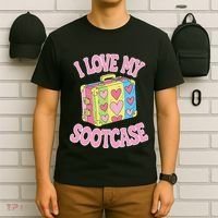 I Love My Sootcase Suitcase Funny Trending Saying Travel T-Shirt thumb 6