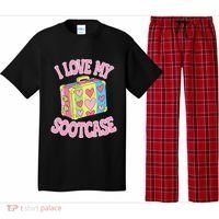 I Love My Sootcase Suitcase Funny Trending Saying Travel Pajama Set thumb 0