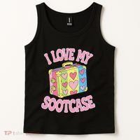 I Love My Sootcase Suitcase Funny Trending Saying Travel Tank Top thumb 2