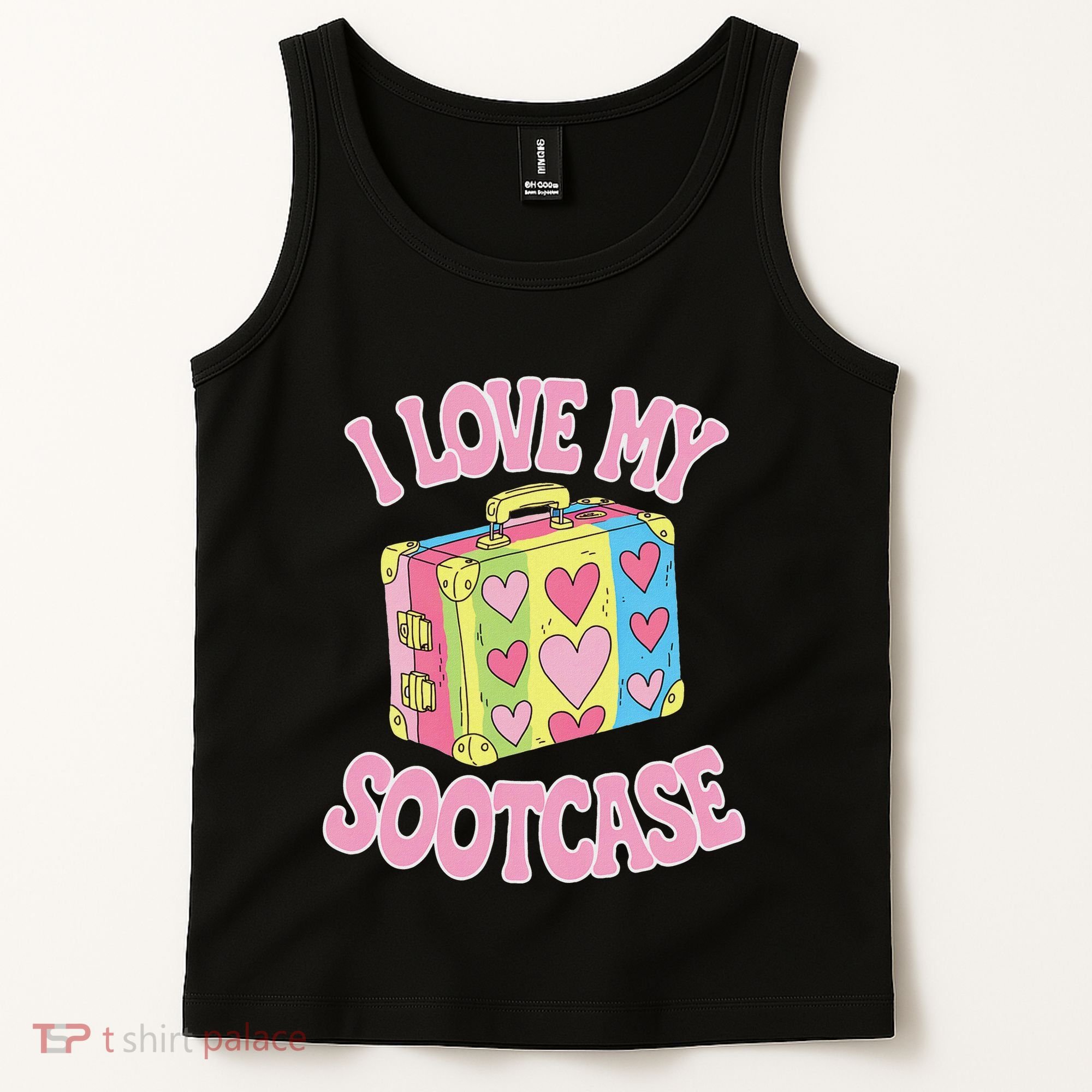 I Love My Sootcase Suitcase Funny Trending Saying Travel Tank Top