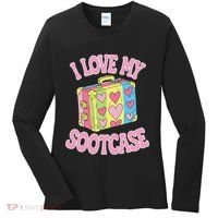 I Love My Sootcase Suitcase Funny Trending Saying Travel Women's Long Sleeve Shirt thumb 0