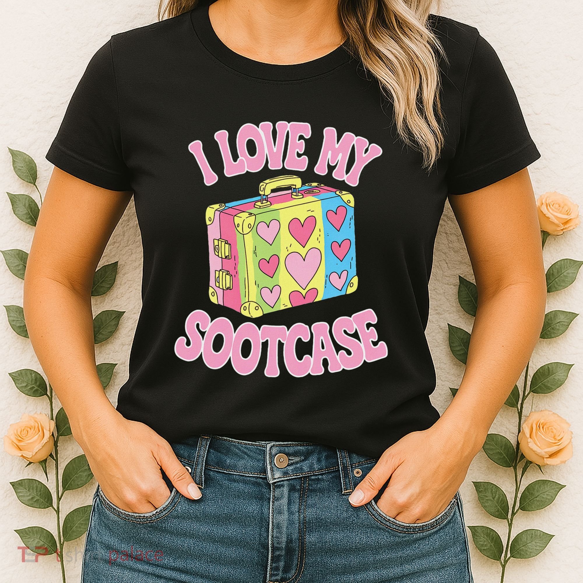 I Love My Sootcase Suitcase Funny Trending Saying Travel Women's T-Shirt