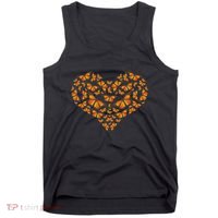 I Love Monarchs Butterfly Heart Gift Tank Top thumb 0
