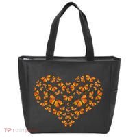 I Love Monarchs Butterfly Heart Gift Tote Bag thumb 0