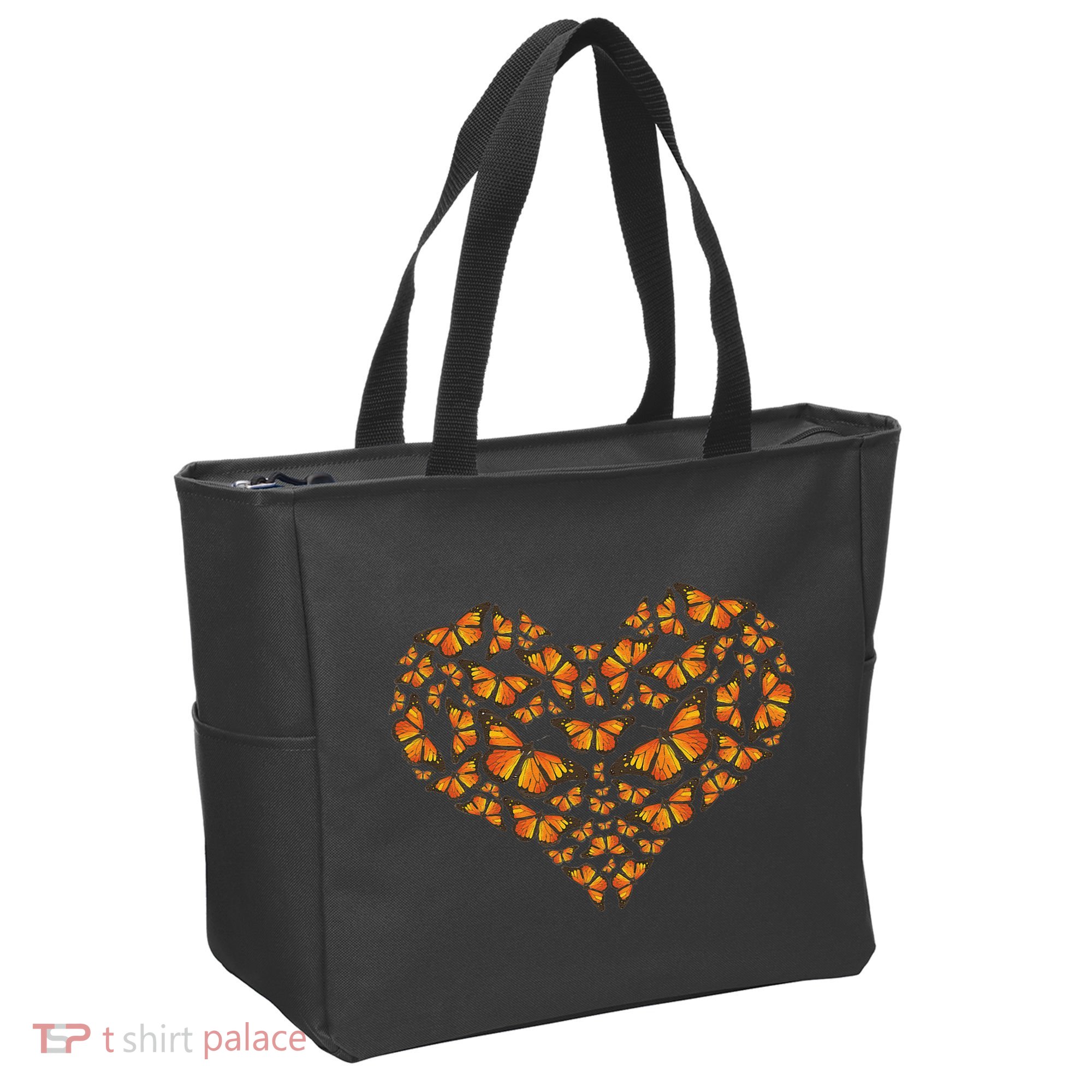 I Love Monarchs Butterfly Heart Gift Tote Bag