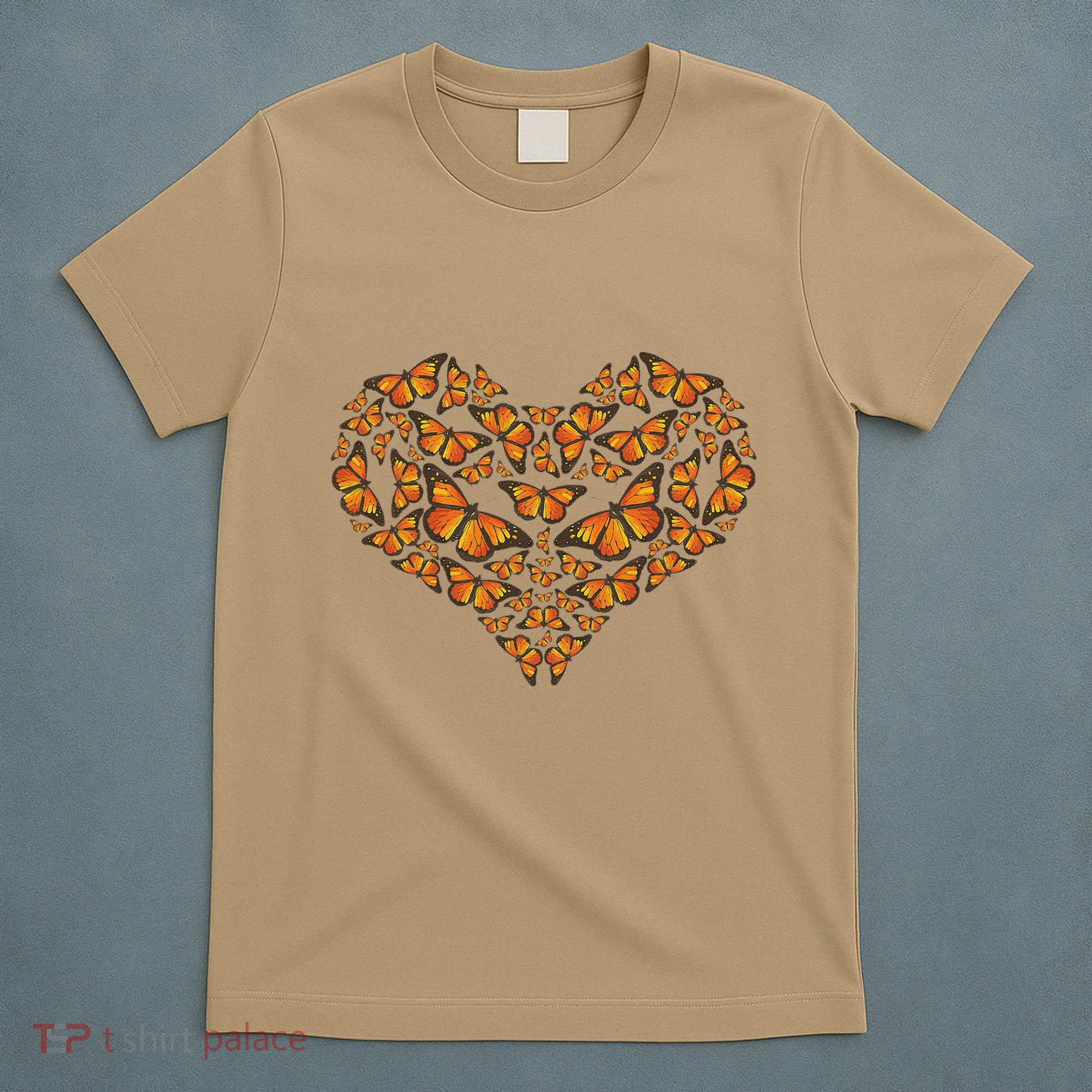 I Love Monarchs Butterfly Heart Gift T-Shirt