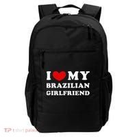 I Love My Brazilian Girlfriend Backpack thumb 0