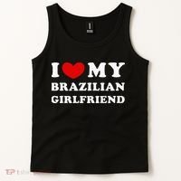 I Love My Brazilian Girlfriend Tank Top thumb 2