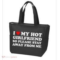 I Love My Hot Girlfriend So Please Stay Away From Me Tote Bag thumb 3