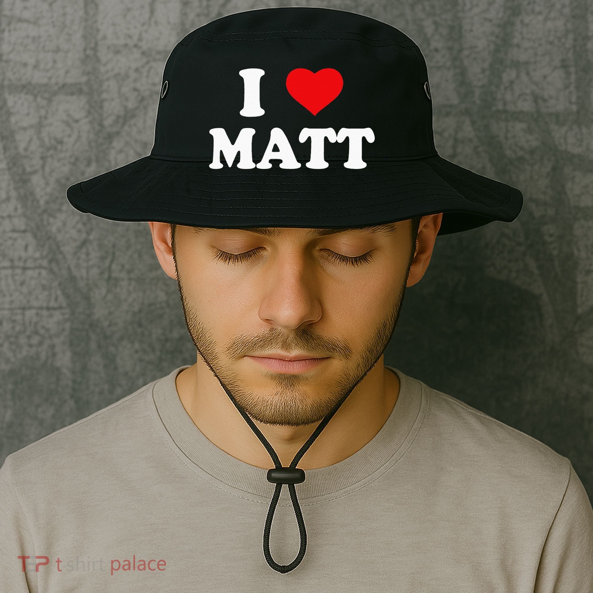 I Love Matt I Heart Matt Bucket Hat