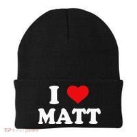 I Love Matt I Heart Matt Beanie thumb 0