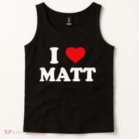 I Love Matt I Heart Matt Tank Top thumb 2