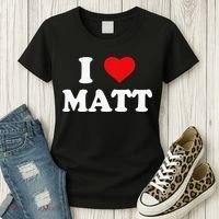 I Love Matt I Heart Matt Women's T-Shirt thumb 3