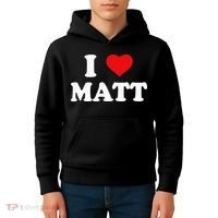 I Love Matt I Heart Matt Kids Hoodie thumb 4