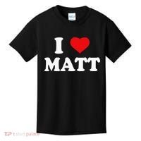 I Love Matt I Heart Matt Kids T-Shirt thumb 0