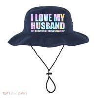 I Love My Husband But Sometimes I Wanna Square Up Bucket Hat thumb 0