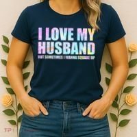 I Love My Husband But Sometimes I Wanna Square Up Women's T-Shirt thumb 2