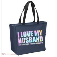I Love My Husband But Sometimes I Wanna Square Up Tote Bag thumb 2