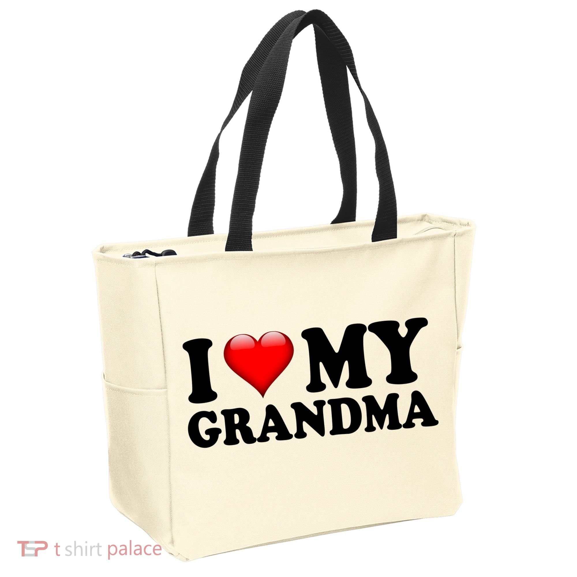 I Love My Grandma Tote Bag