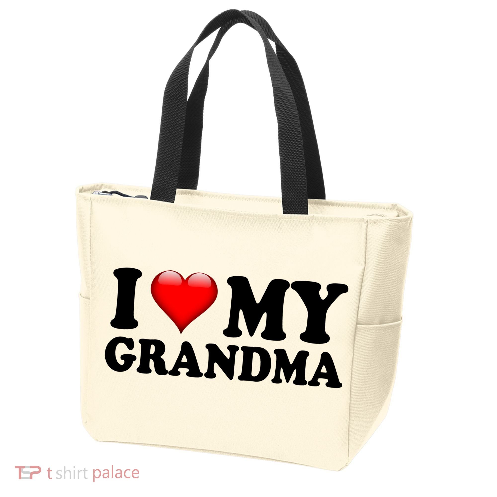 I Love My Grandma Tote Bag