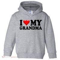 I Love My Grandma Toddler Hoodie thumb 0