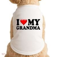 I Love My Grandma Doggie Tank thumb 0