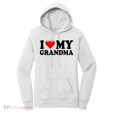 I Love My Grandma Women's Hoodie