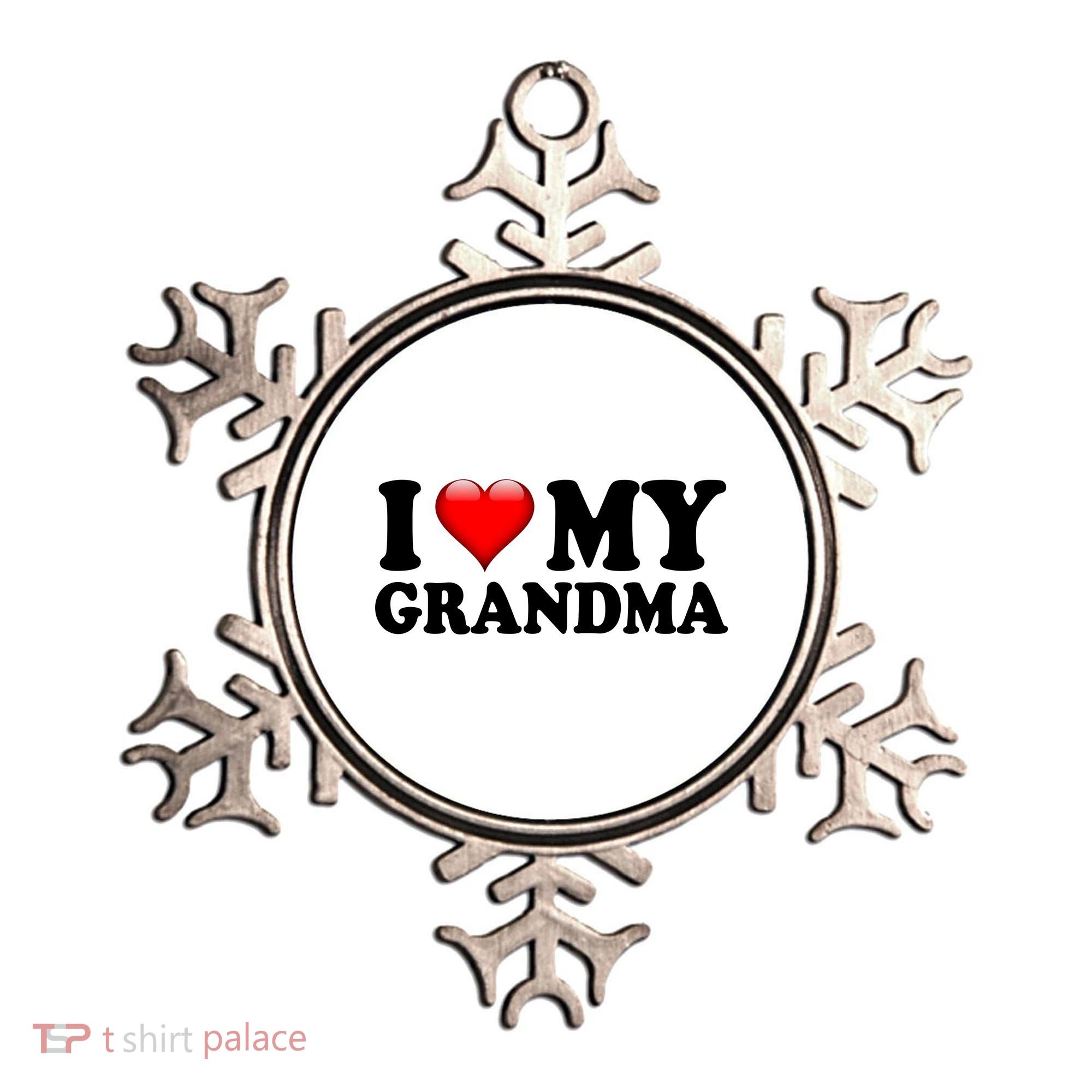 I Love My Grandma Ornament