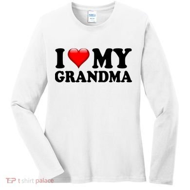 I Love My Grandma Women's Long Sleeve Shirt
