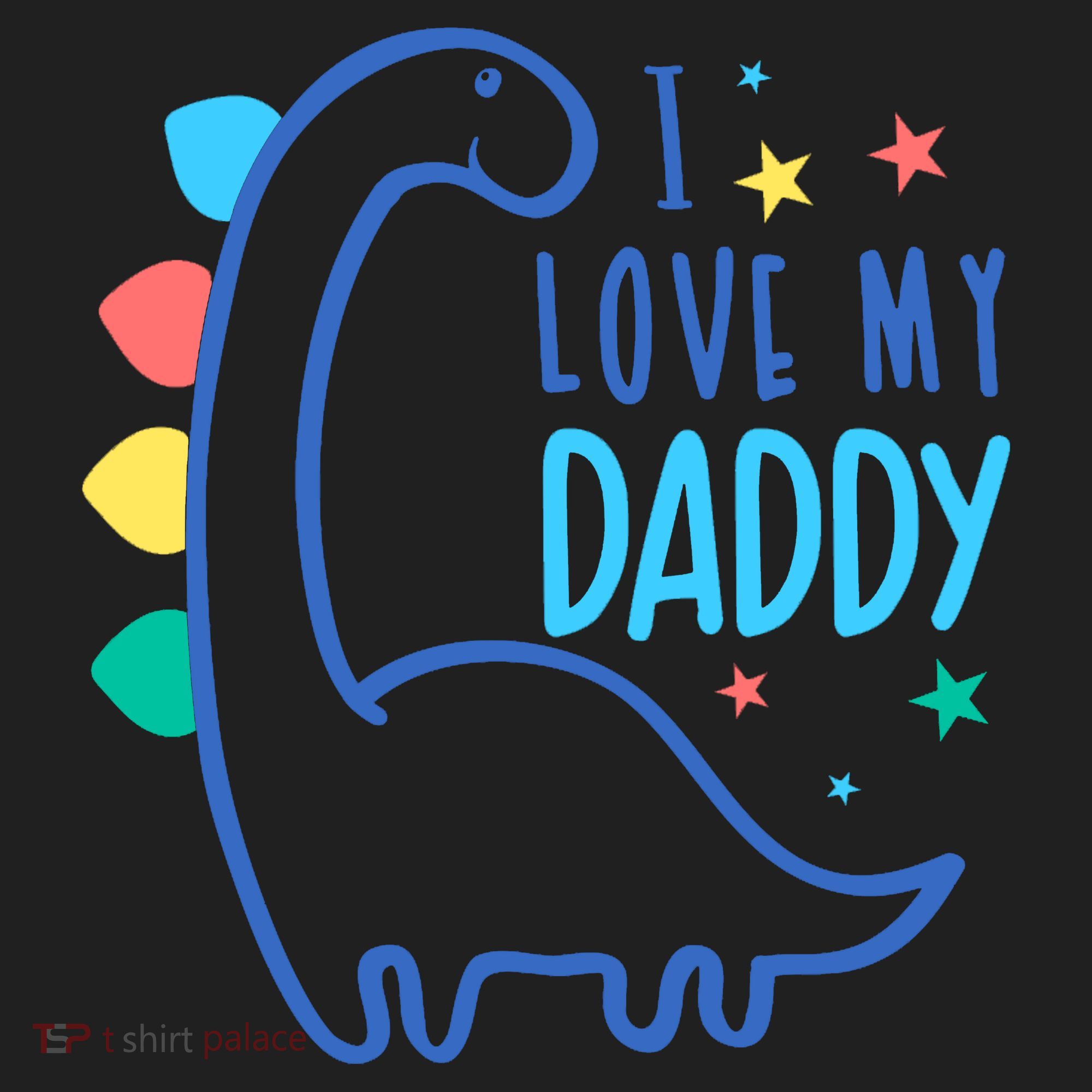 I Love My Daddy Dinosaur Women's Sweatshirt