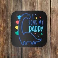 I Love My Daddy Dinosaur Coaster thumb 0