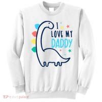 I Love My Daddy Dinosaur Sweatshirt thumb 0