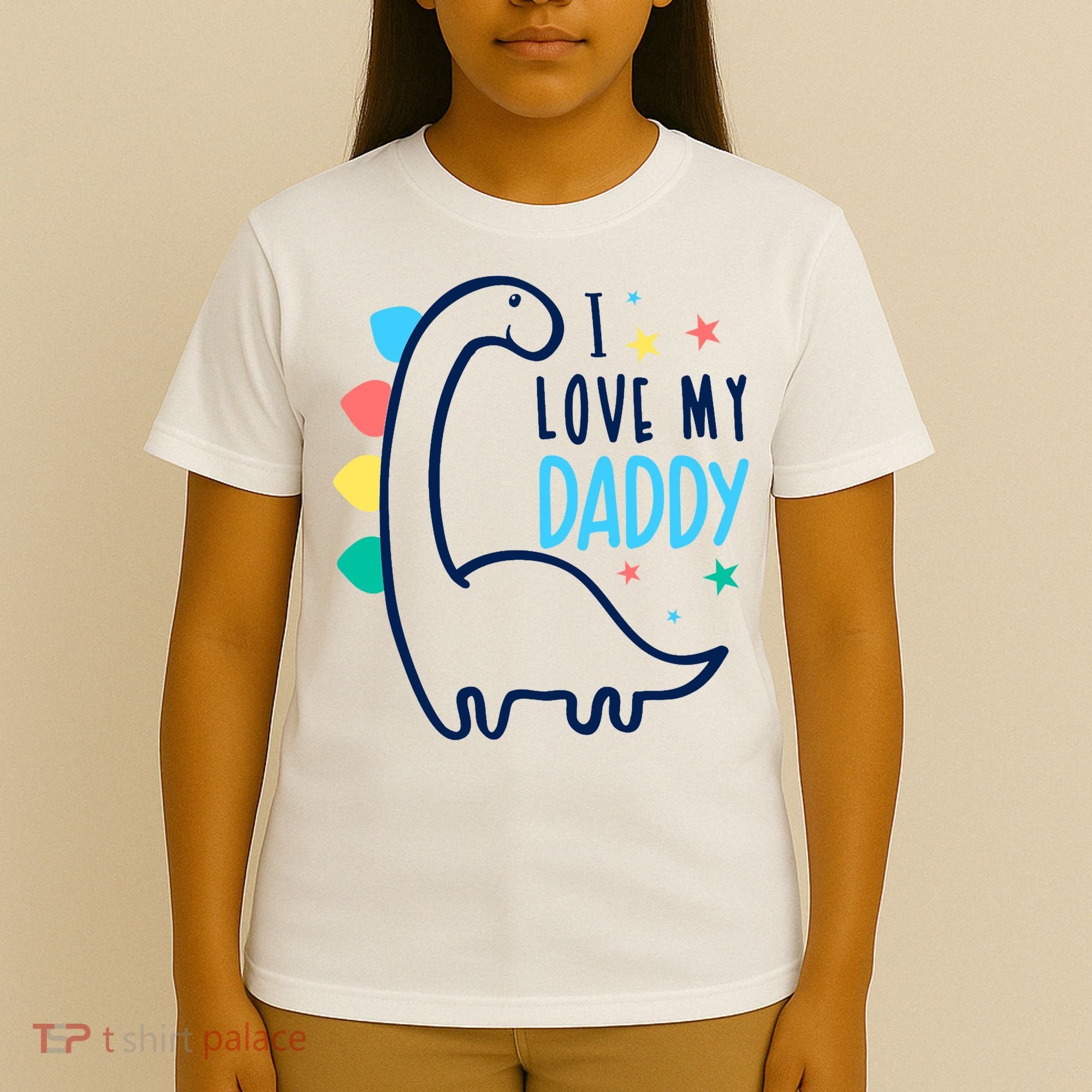 I Love My Daddy Dinosaur T-Shirt