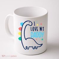 I Love My Daddy Dinosaur Coffee Mug thumb 0