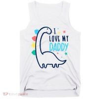 I Love My Daddy Dinosaur Tank Top thumb 0