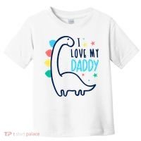 I Love My Daddy Dinosaur Toddler T-Shirt thumb 0