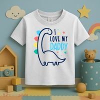 I Love My Daddy Dinosaur Toddler T-Shirt thumb 3