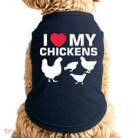 I Love My Chickens Chicken Doggie Tank thumb 0