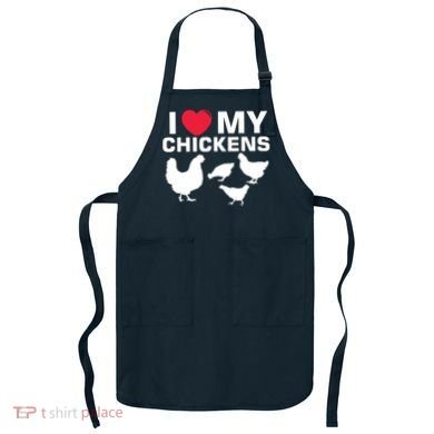 I Love My Chickens Chicken Apron